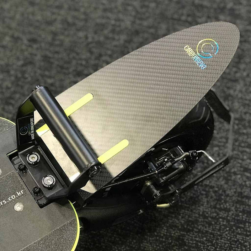 CarbonRevo Fiber Mudguard with Adaptor Plate (Dualtron Spider and Dualtron Eagle Pro)